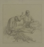 Lot 353 - Robert Sargent Austin RA (1895-1973)
A COUPLE SEATED
