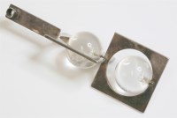 Lot 67 - A Danish sterling silver rock crystal pendant