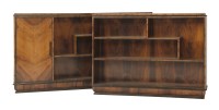 Lot 594 - A pair of Art Deco bookcases