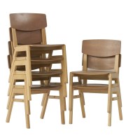 Lot 766 - A set of six bentwood chairs