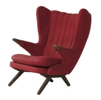 Lot 773 - A Danish 'Papa Bear' type armchair