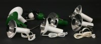 Lot 781 - A suite of Louis Poulsen white enamelled wall and ceiling lights