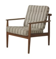 Lot 793 - A teak armchair