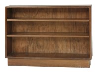 Lot 589 - A Cotswold walnut low bookcase