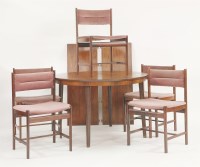 Lot 800 - A Danish rosewood circular dining table