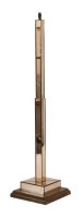 Lot 530 - An Art Deco walnut standard lamp