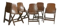 Lot 786 - Six American folding chairs