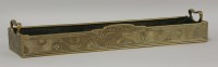 Lot 451 - An Aesthetic brass heater tray