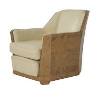Lot 602 - An Art Deco walnut armchair