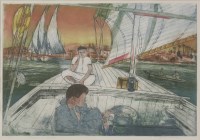 Lot 281 - Richard Bawden (b.1936)
'FELUCCA ON THE NILE'
Etching and aquatint