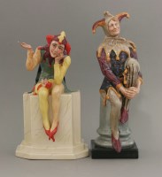 Lot 151 - A Royal Doulton jester figure