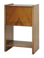 Lot 520 - A walnut work cabinet