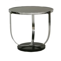 Lot 523 - An Art Deco chrome occasional table