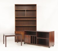 Lot 718 - A Danish rosewood bookcase