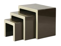 Lot 778 - A nest of three tables
