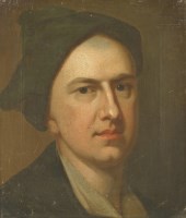 Lot 244 - Circle of Jonathan Richardson (1667-1745)
PORTRAIT OF A GENTLEMAN