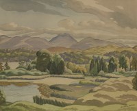 Lot 179 - Ethelbert White (1891-1972)
'THE MOUNTAINS OF MOURNE FROM CASTLE WELLAN