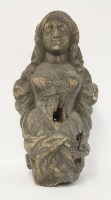 Lot 40 - A carved pine ship's figurehead