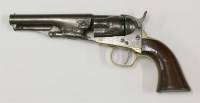 Lot 138 - A Colt .36 calibre percussion single action five shot police revolver