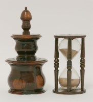 Lot 78 - A lignum vitae coffee grinder