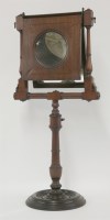 Lot 31 - A Victorian mahogany zograscope