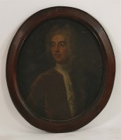 Lot 194 - Circle of John Vanderbank (1694-1739)
PORTRAIT OF A GENTLEMAN OF THE FFOLKES FAMILY
