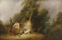 Lot 206 - Follower of Thomas Webster
CAUGHT POACHING
Indistinctly signed l.l.