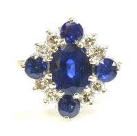 Lot 505 - An 18ct white gold