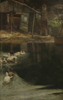 Lot 214 - William Murray (late 19th century)
DUCKS ON A POND
Signed l.l.