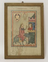 Lot 188 - Illuminated page