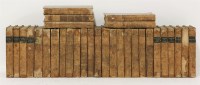 Lot 70 - WALTER SCOTT:
Five First Editions and Five Early Editions:
(All bound in matching half leather over marbled boards. CONDITION: Spines scuffed and chipped