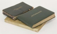Lot 203 - 1.  AN EARLY 19TH CENTURY VELLUM BOUND MANUSCRIPT VOLUME