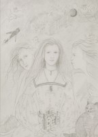 Lot 330 - Linda Sutton (b.1948)
'THE THREE AGES OF SUTTON HOUSE'
Signed l.r.