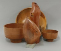 Lot 754 - Three John Sneed turned wood bowls