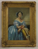 Lot 205 - After Jean-Auguste-Dominique Ingres
PORTRAIT OF PRINCESSE ALBERT DE BROGLIE