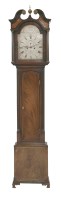 Lot 250 - An eight-day mahogany longcase clock