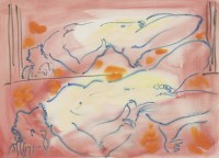 Lot 363 - Edward Piper (1938-1990)
A NUDE BY A MIRROR
Signed u.l. and dated 14.V.79