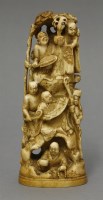 Lot 460 - An ivory Okimono