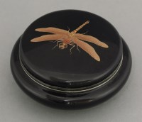 Lot 443 - A cloisonné Box and Cover