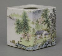 Lot 122 - A famille rose Brush Pot
