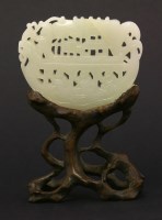 Lot 185 - A white jade Pleasure Boat