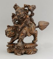 Lot 293 - A hardwood Carving