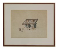 Lot 327 - A set of eight gouache Paintings