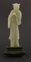 Lot 149 - A celadon jade Han Xiangzi
