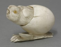 Lot 456 - An amusing ivory Chick