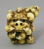 Lot 467 - A good ivory Netsuke