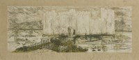 Lot 319 - Gertrude Hermes OBE RA (1901-1983)
'BODIAM CASTLE'
Woodcut on handmade paper