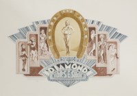 Lot 307 - Frank V Martin (1921-2005)
'BILLY ROSE'S DIAMOND HORSESHOE'
Etching and aquatint