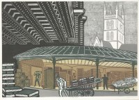 Lot 291 - Edward Bawden RA (1903-1989)
'BOROUGH MARKET'
Linocut
