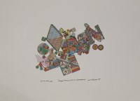 Lot 274 - Sir Eduardo Paolozzi RA (1924-2005)
STUDY FOR TOTTENHAM COURT ROAD UNDERGROUND
Three coloured reproductions